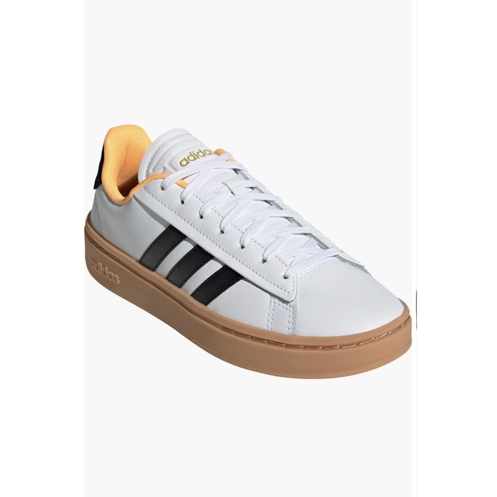 Adidas Grand‎ Court Alpha Leather Sneaker in White sz 8.5